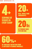 SUBI Super Juice Mix - Pineappple Mango 20 individual sachets (6.6g) - - Superfoods