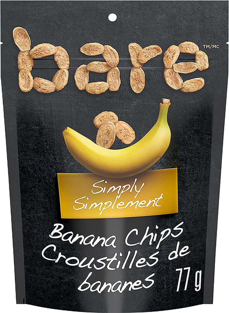Chips de banane nues