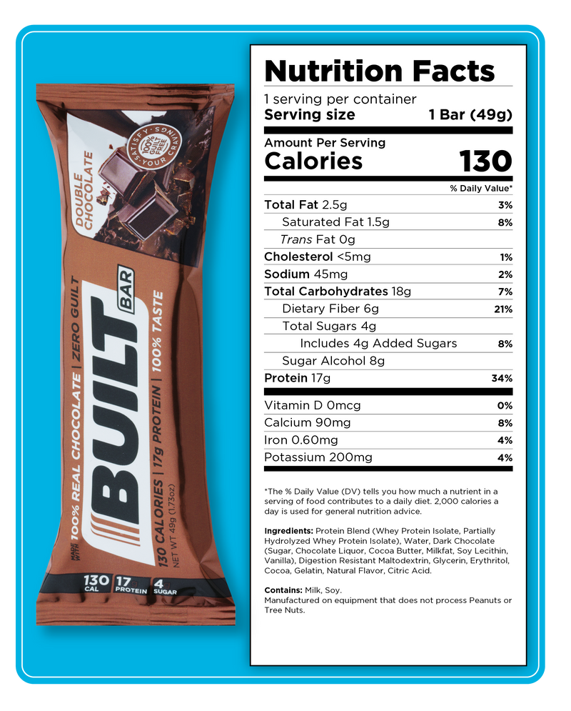 Built Protein Bar 50g / Double Chocolate