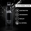 Blk. Alkaline pH 8.0+ Water - Original 12-pack - - Water