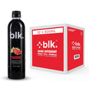 Blk. Alkaline pH 8.0+ Water - Strawberry Rhubarb 12-pack - - Water