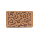 Yoga Design Lab Cork Block Floral - 14 cm x 23 cm x 7 cm Sand - Yoga Block