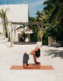 Yoga Design Lab Cork Block Floral - 14 cm x 23 cm x 7 cm Sand - Yoga Block