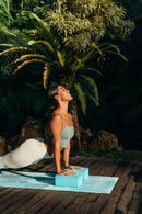 Yoga Design Lab Foam Block - 15.25 cm x 23 cm x 10 cm Aqua Sky - Yoga Block