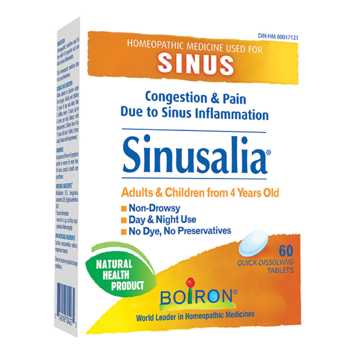 Boiron Sinusalia 60 quick dissolving tablets