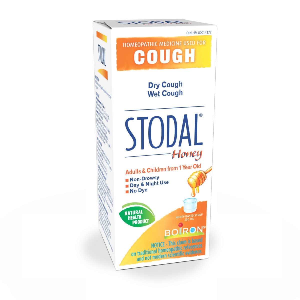 Boiron Stodal Cough Syrup Honey Adult 200ml