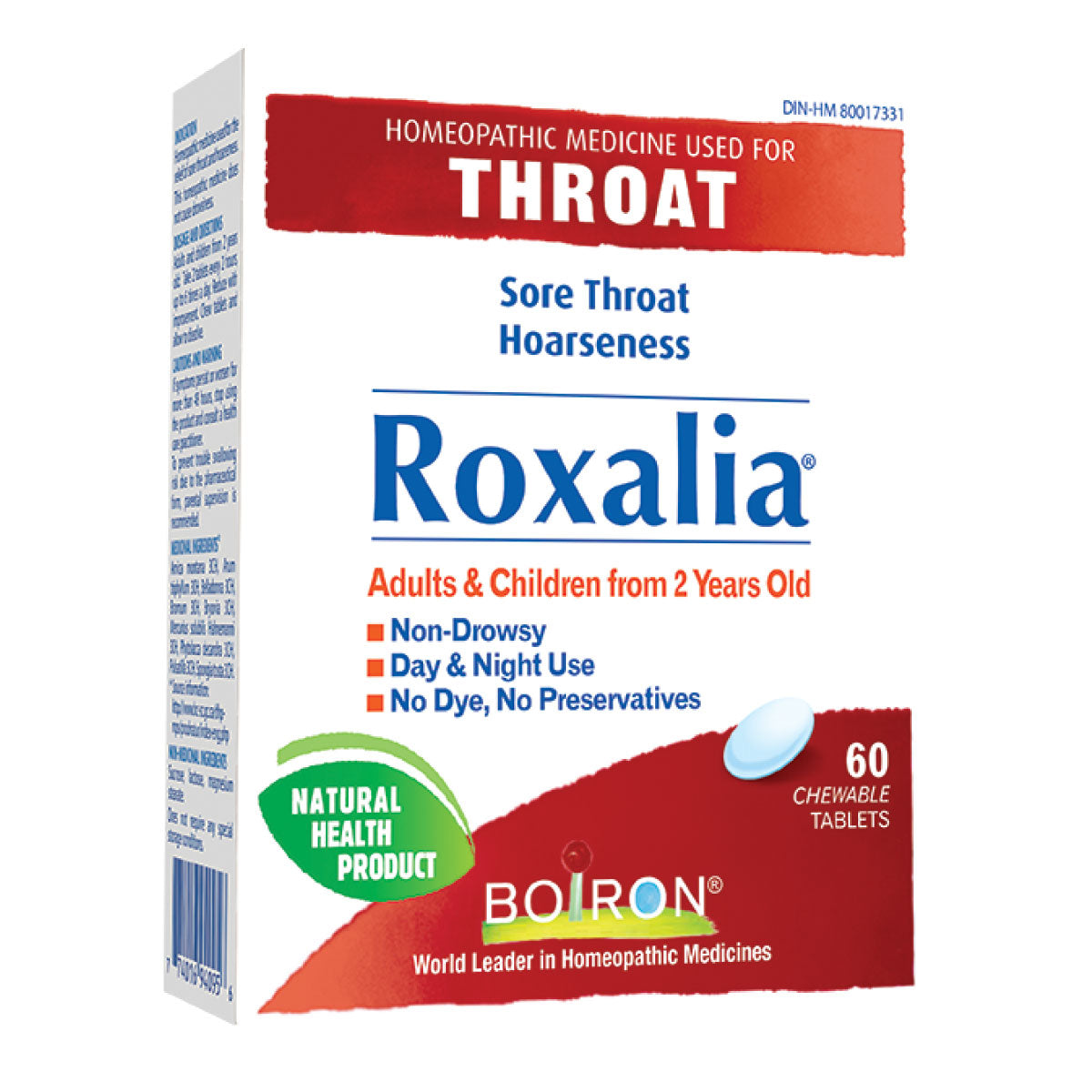 Boiron Roxalia 60 chewable tablets