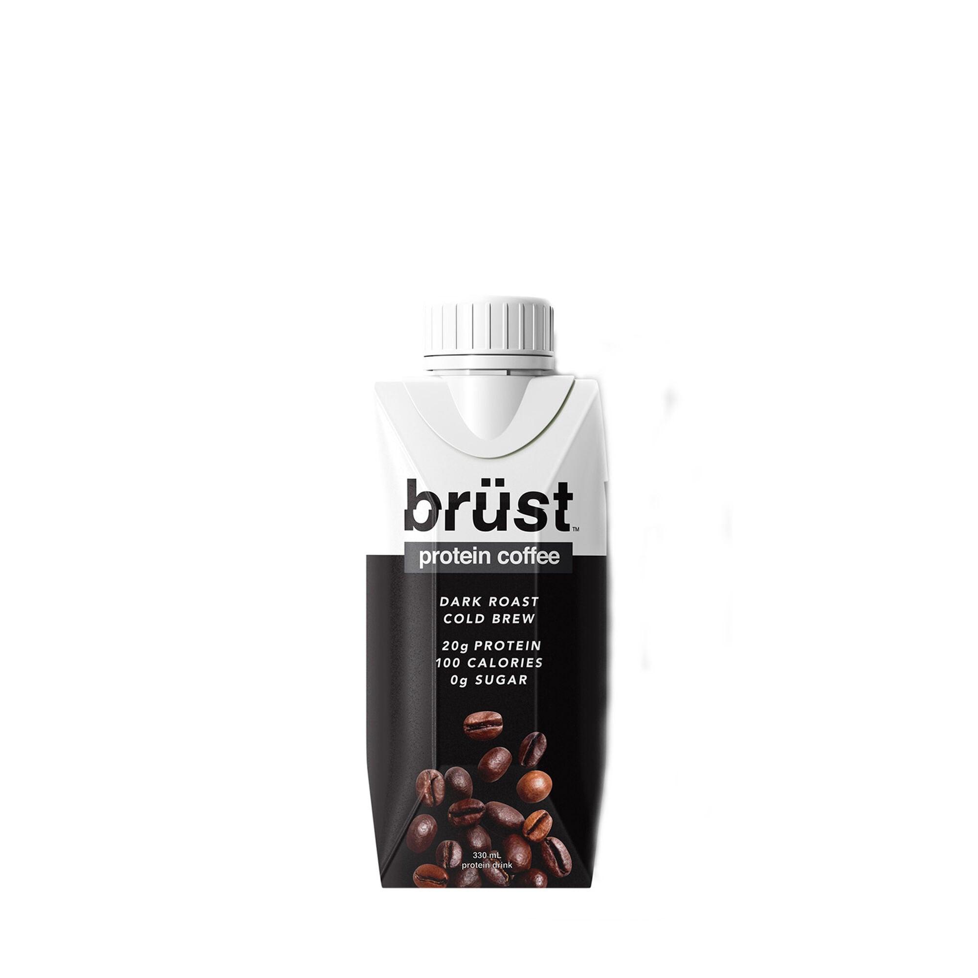Brüst Protein Coffee (Cold Brew Dark Roast)