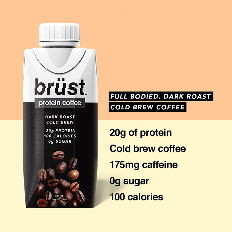 Cold Brew Protein Coffee - Dark Roast 330ml