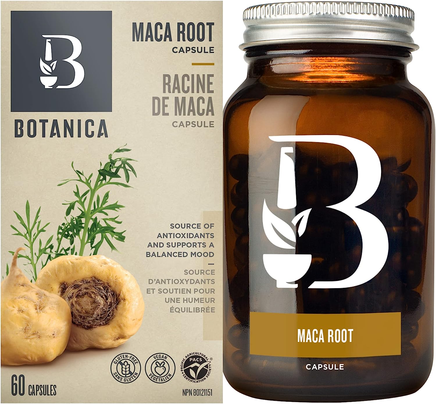 Botanica Maca Root - 60 capsules - Adaptogen