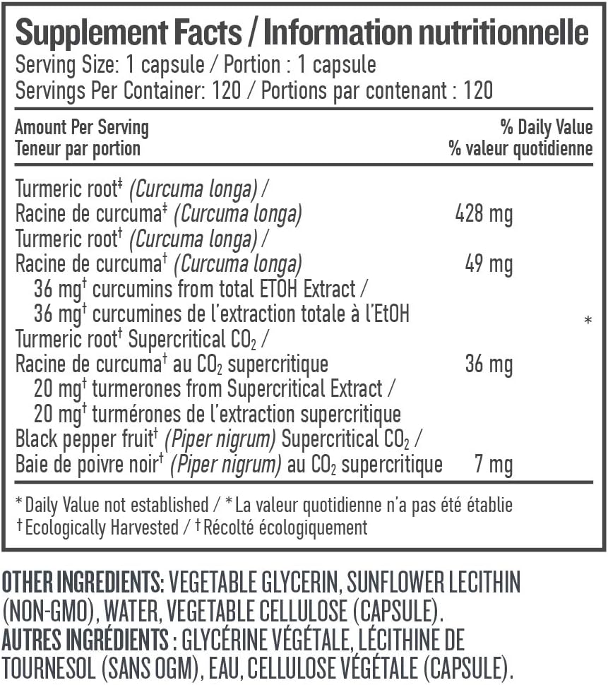 Botanica Turmeric 120 caps