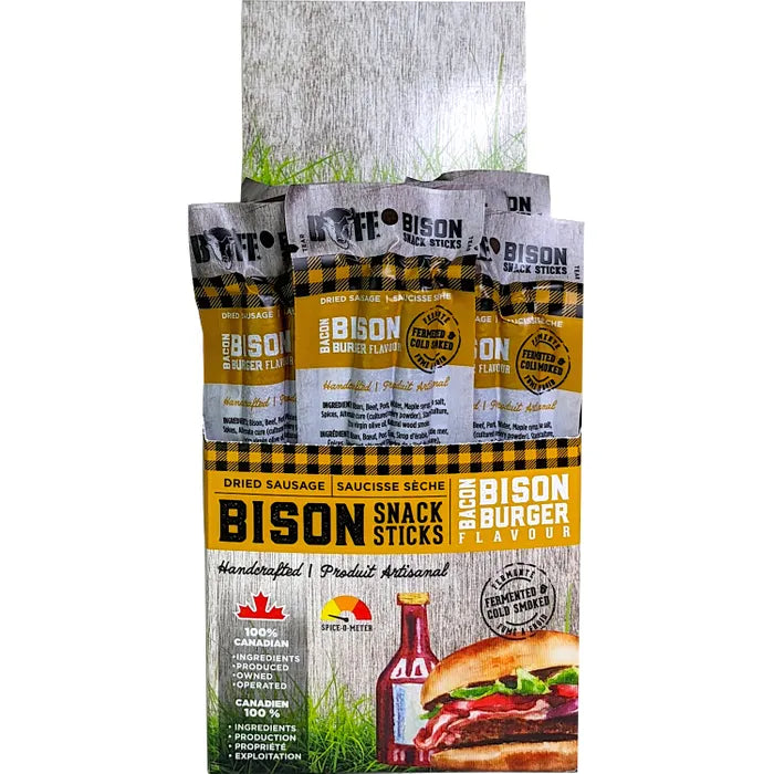 BUFF Artisan Bison Sticks Bacon Burger / 50g