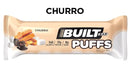 Built Bar Puffs - Churro Single Bar - - Protein snacks