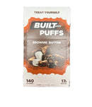 Built Bar Puffs - Brownie Batter Pack of 12 - - Protein snacks
