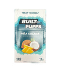 Built Bar Puffs - Pina Colada Pack of 12 - - Protein snacks