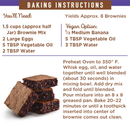 PB2 Chocolate Chip Brownies - Chocolate chip Brownies 454g - Baking Mix