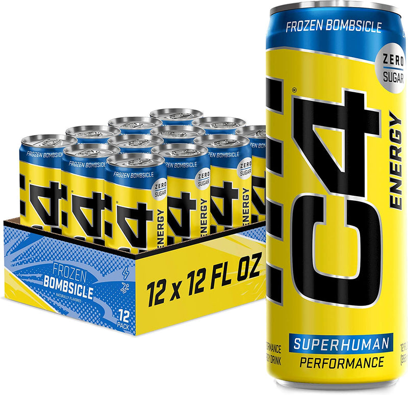CELLUCOR C4 Energy (Carbonated) Rtd Pack of 12 / Frozen Bombsicle