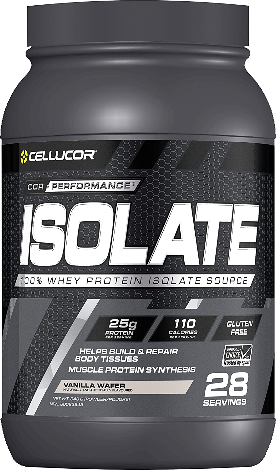 CELLUCOR Cor-Performance Whey Isolate 2lbs 28 Servings, Fudge Chocolate Brownie, SNS Health, Sports Nutrition