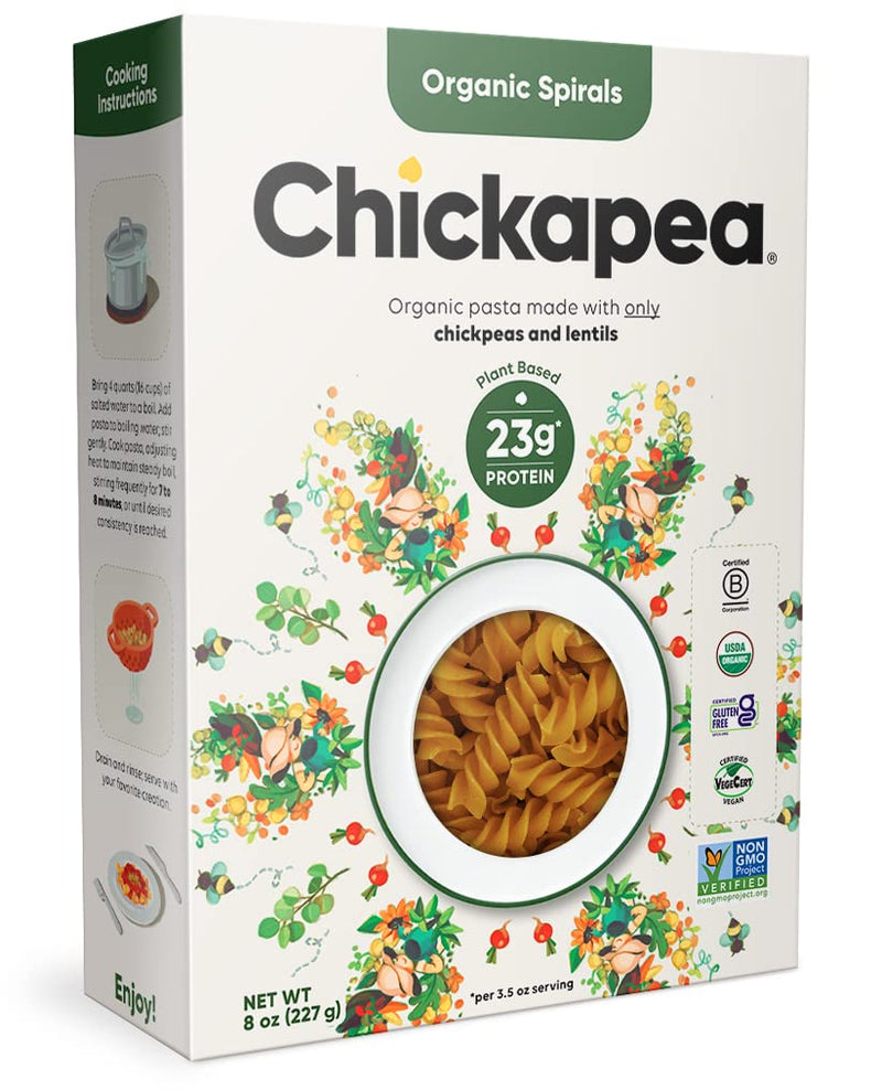 Chickpea Organic Chickpea & Lentil Pasta Spirals / 227g