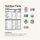 Chickapea Organic Chickpea & Lentil Pasta - Shells 227g - - Pasta