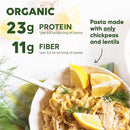 Chickapea Organic Chickpea & Lentil Pasta - Shells 227g - - Pasta
