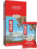 CLIF Energy Bars (70% organic) - Chocolate Almond Fudge 12 pack x 68g - Protein snacks