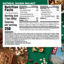 CLIF Energy Bars (70% organic) - Oatmeal Raisin Walnut 12 pack x 68g - Protein snacks