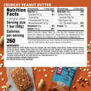 CLIF Energy Bars (70% organic) - Crunchy Peanut Butter 6 pack x 68g - Protein snacks