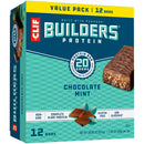 CLIF Builders Protein Bars - Chocolate Mint 12 pack x 68g - Protein snacks