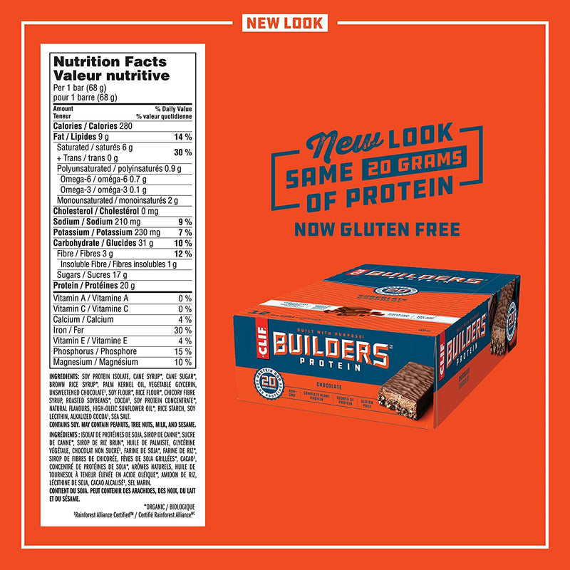 BUILDERS PROTEIN BARS Chocolate / 6x68g