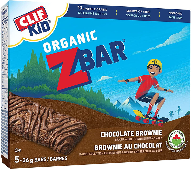 KID ZBAR BAKED ENERGY SNACKS - ORGANIC Chocolate Brownie / 5x36g