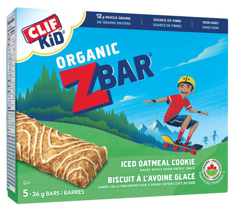 KID ZBAR BAKED ENERGY SNACKS - ORGANIC Iced Oatmeal Cookie / 5x36g