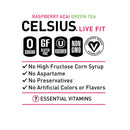 Celsius Live Fit Non-Carbonated - Raspberry Acai Green Tea 12-pack - Energy Drinks