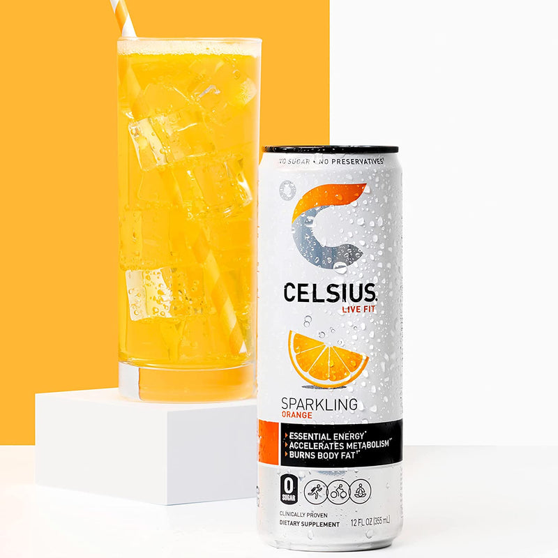 Celsius Live Fit Sparkling Orange / Pack of 12