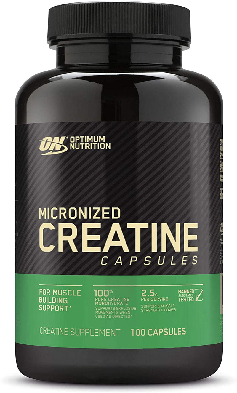 Optimum Nutrition Micronized Creatine Capsules, 100 Caps, SNS Health, Sports Nutrition