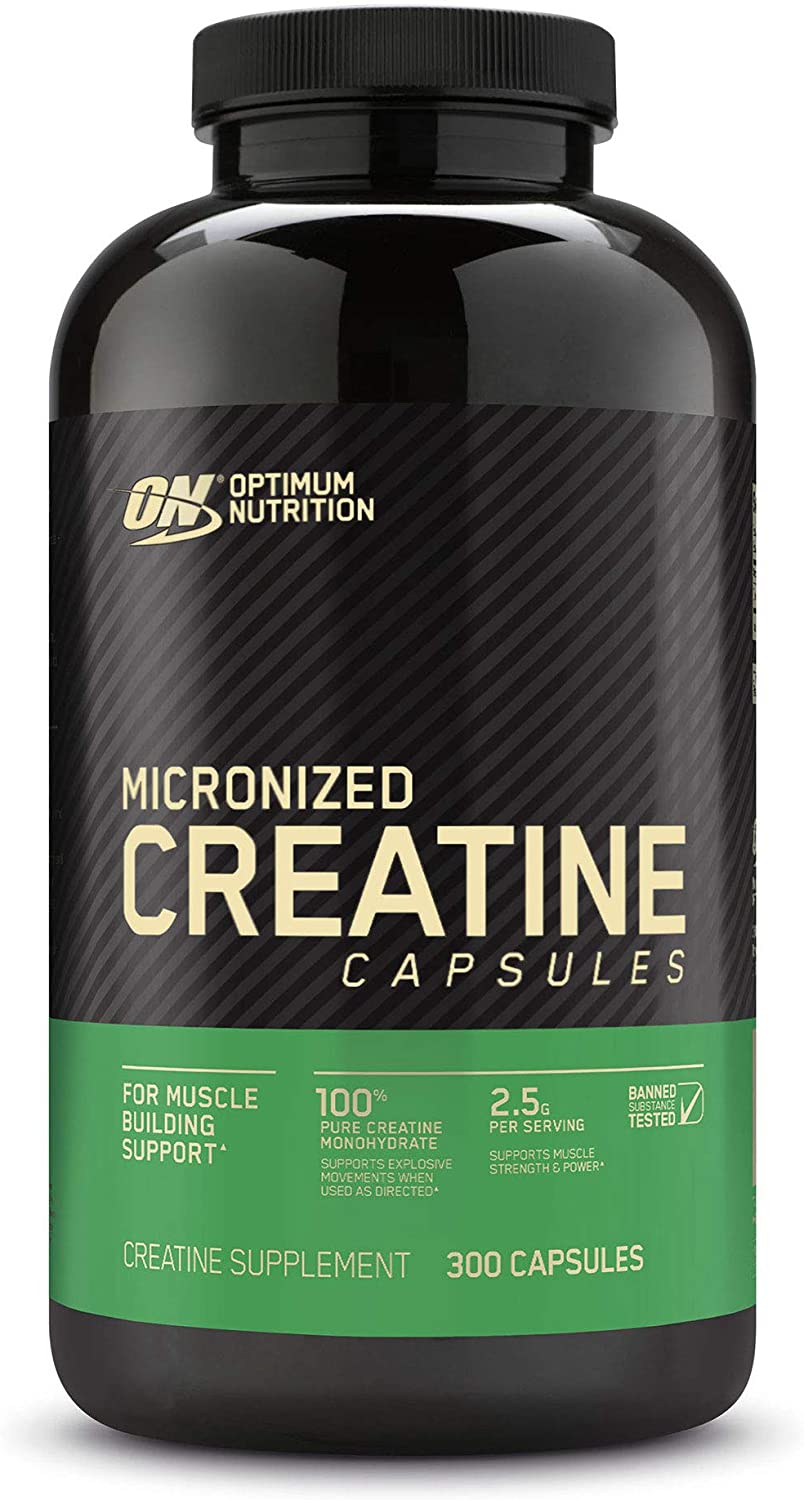 Optimum Nutrition Micronized Creatine Capsules, 300 Caps, SNS Health, Sports Nutrition