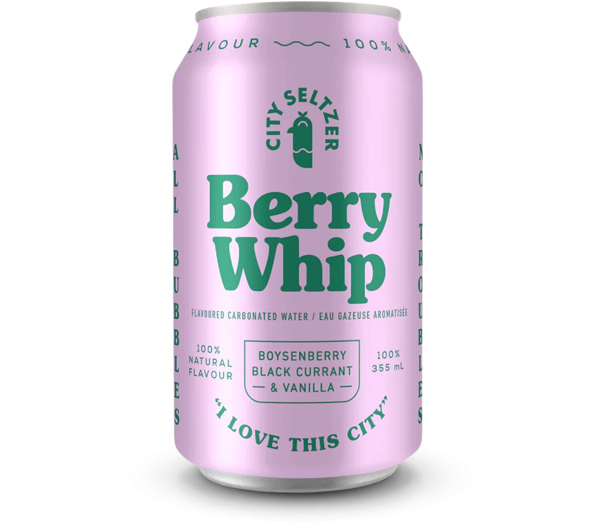 Flavoured Carbonated Water Berry Whip / 355ml