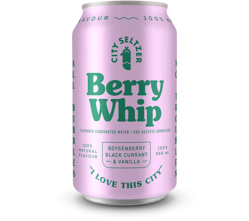 Flavoured Carbonated Water Berry Whip / 6x355ml