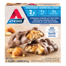 Atkins Nut Roll Snack Bar - Caramel Chocolaty Nut Roll 5 pack - Protein snacks