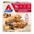 Atkins Meal Bars - Chocolaty Peanut Butter Pretzel - Protein snacks