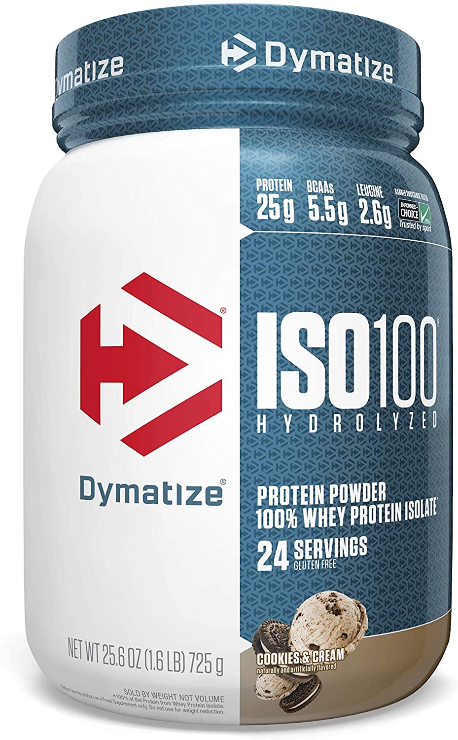 Dymatize ISO100 Whey 1.6Lb / Cookie & Cream