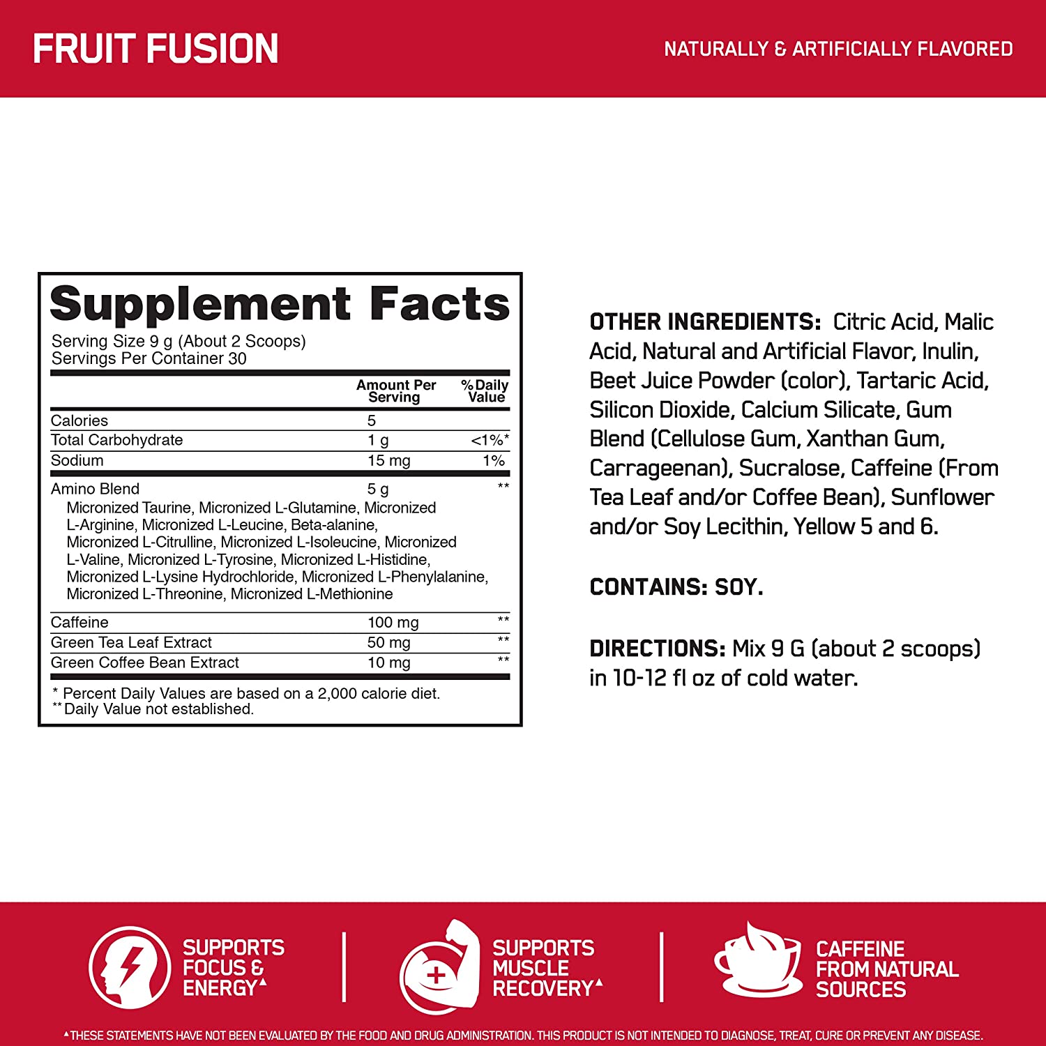 Essential Amino Energy 30 / Fruit Fusion