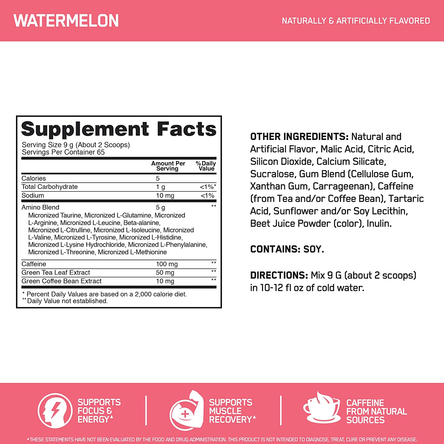 Essential Amino Energy 65 / Watermelon