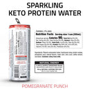 Fizzique Sparkling Protein Water - Pomegranate Punch 355ml - Water