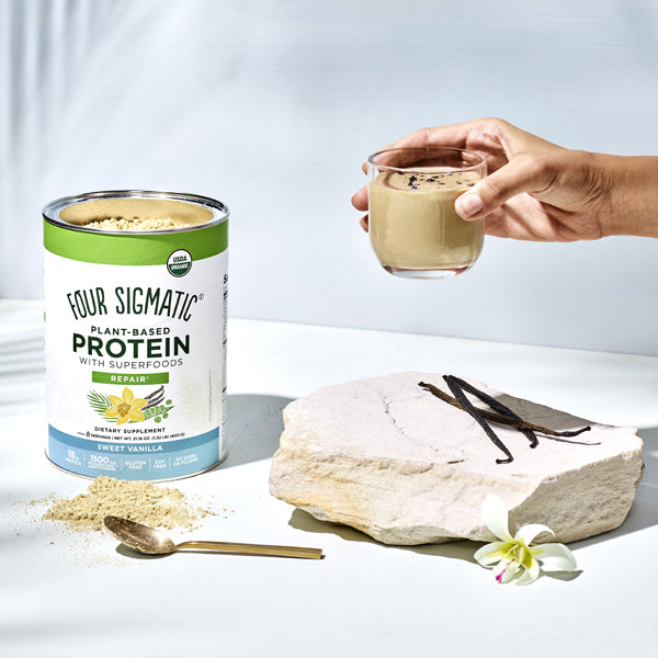 Plant-Based Protein with Superfoods 600g / Sweet Vanilla
