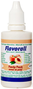 Flavorall Liquid Flavoured Stevia - Peachy Peach 50ml - Sweetener