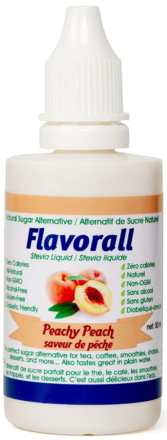 Flavorall Liquid Flavoured Stevia Peachy Peach / 50ml