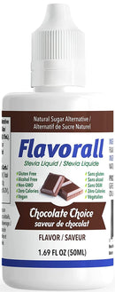Flavorall Liquid Flavoured Stevia - Chocolate Choice 50ml - Sweetener
