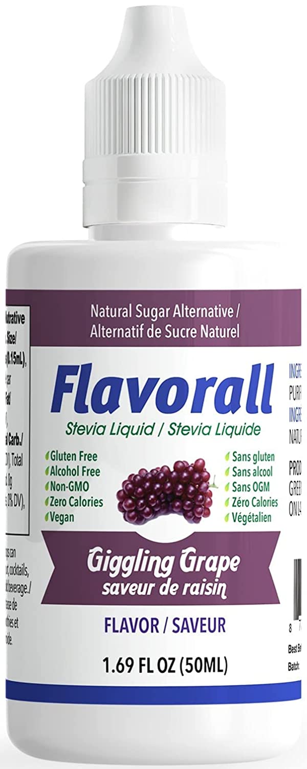 Flavorall Liquid Flavoured Stevia Giggling Grape / 50ml