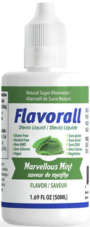 Flavorall Liquid Flavoured Stevia - Marvellous Mint 50ml - Sweetener